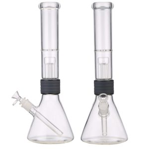 17" 5mm DIY Glass Beaker Bong Set - Clear - (BT1567)