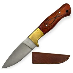 Red Hunting Knife 8.0 Inc Red Wood (PC-125)