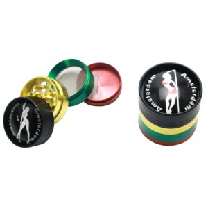 Grinder 4 Parts Mix Color  - Zinc Alloy- SMKJ-033