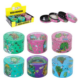 Grinder 4 Parts Monster Prinred in 6 Color - SMKZ-010