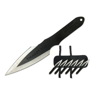 9" Thunder Bolt Throwing Knives 6 Pcs a Set - T00602-6