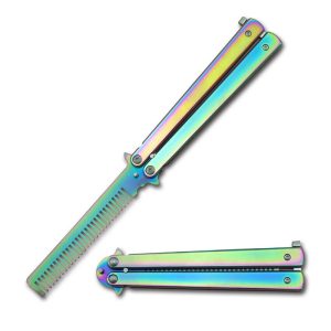 8.5" Comb 3Cr13 Stainless Steel Titanium Coating - T205601C-1
