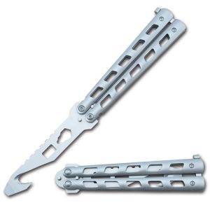 8.5" Tool 3Cr13 S. Steel Matte Silver Vented Handle - T205604S-3