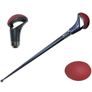 36.5 Shift Knob Style Walking Cane -Carbon / Red - T28103RD