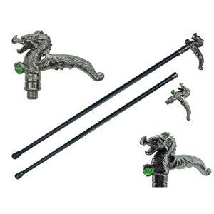 37" Walking Cane with Zinc Handle - T28248