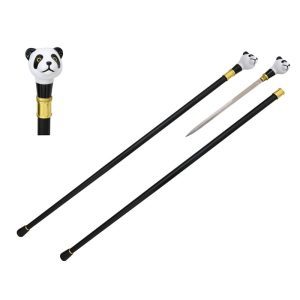 37" Zinc Metal Walking Cane - T28313