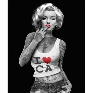 I Love CA, Signature Throw Blanket (1706-7530 CA)