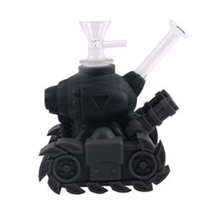 6" Silicone Bong -SMKJ-137-Black