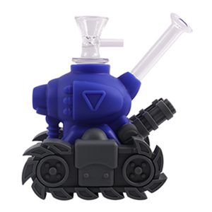 6" Silicone Bong -SMKJ-137-Blue