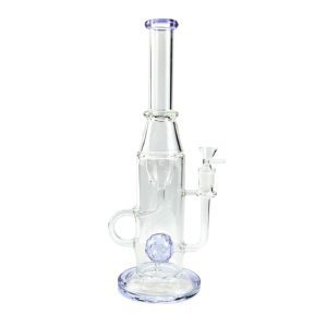 14" Beaker Base Glass Bong  (C1540-Purple)