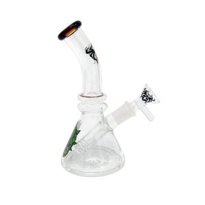 6.3" Xtreme Glass Bong W logo - Dark Amber  (C2671 Dark Amber)