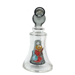 5.7" Xtreme Glass Bong - Charcoal Black  (C2674 Charcoal Black)