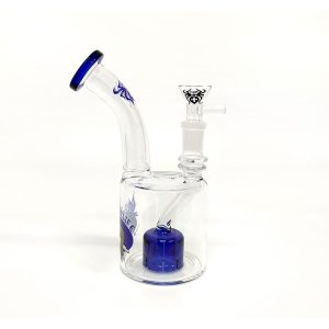 6.7" M Glass Bong W logo - Dark Blue  (C2675 Dark Blue)