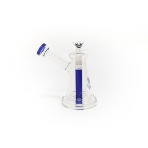 5.7" M Glass Bong W logo - Dark Blue  (C2676 Dark Blue)