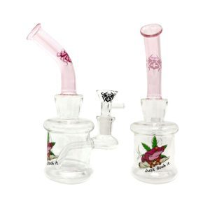 6.7" Xtreme Glass Bong W logo - Pink (C5004 Pink)