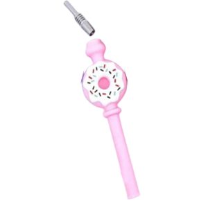 7" Silicone Pipe - SMKJ-124-Pink