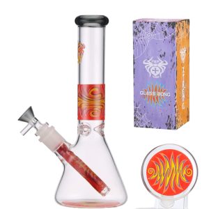 10" Glass Bong - Xtreme K04-Pink Lemonade