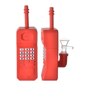 7" Silicone Bong - SMKJ-004-Red