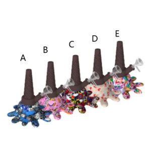 5" Silicone Bong - SMKJ-106-A