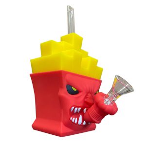 4" Silicone Bong - SMKJ-127-Red