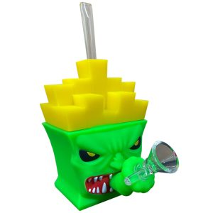 4" Silicone Bong - SMKJ-127-Green