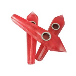 Crystal Pipe- SMKZ-066 - Red
