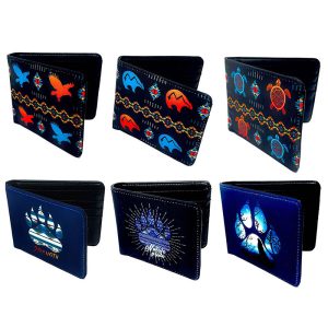 Leather Printed Wallet - Men's _ Bi Fold (0541)