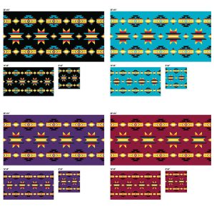 3 Pcs Bath Towel Set - Starburst (1216)