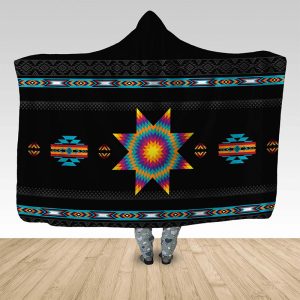 7631 Star, Hoody Blanket with Bonded Sherpa Lining (1742-7631)