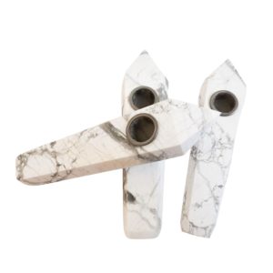 Crystal Pipe- SMKZ-068-White