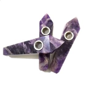 Crystal Pipe- SMKZ-075- Purple