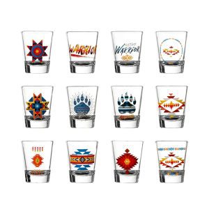 2 OZ Printed Shot Glass, Bulk Packing - 1147