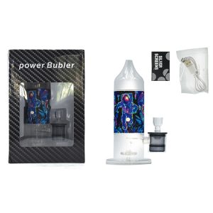 Glass & Bubbler Set, ABS Glass High Quality Blue -SKMJ-146 A