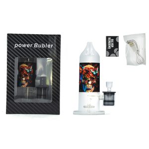 Glass & Bubbler Set, ABS Glass High Quality Orange -SKMJ-146 B