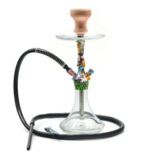 17" Hookah Single Hose,Golden Color - SKMJ-150