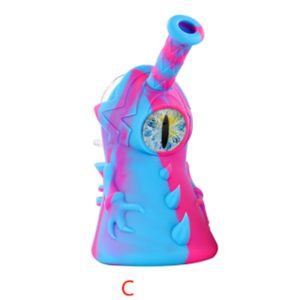 7" Dab Rig Kit - One-Eyed Monster Silicone Mix Color-  SKMJ-160 C