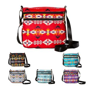 Everyday, Printed Fleece Crossbody Purse, Solstice Design (1756)
