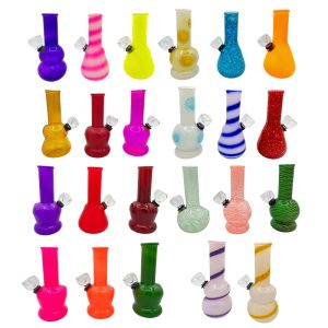 IND 5" Glass Bong Bright Colors Assorted (IND Bong 5)