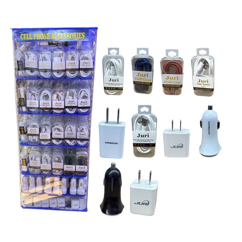 Juri - Cell Phone Accessories Display - 1 Year Product Warranty