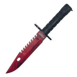 Defender-Xtreme 13" Multi Color Blade ABS Handle Survival Knife With Sheath Stainless Steel -13555