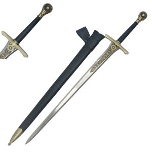 41" Black And Gold Handle