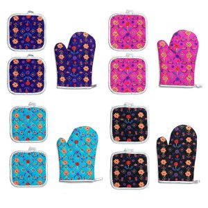 Oven Mitt & Pot Holder Set - 3pc  (2376-12Pcs)