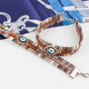 JS22246 - Leather bracelet Brown
