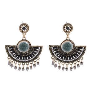 Beaded Indigenous Earrings - JS22250-B