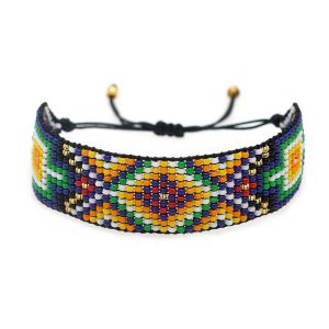 Beaded Indigenous Bracelets - JS22254-B