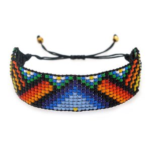 Beaded Indigenous Bracelets - JS22254-F