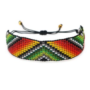 Beaded Indigenous Bracelets - JS22254-G