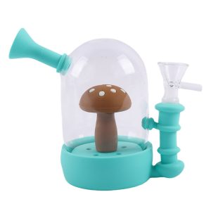 3" Silicone Bong - SMKE-053 Blue