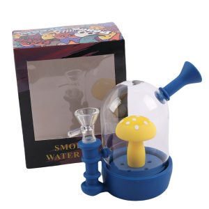 3" Silicone Bong - SMKE-053 Navy