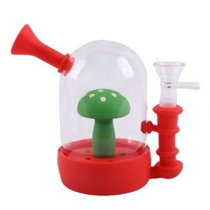 3" Silicone Bong - SMKE-053 Red